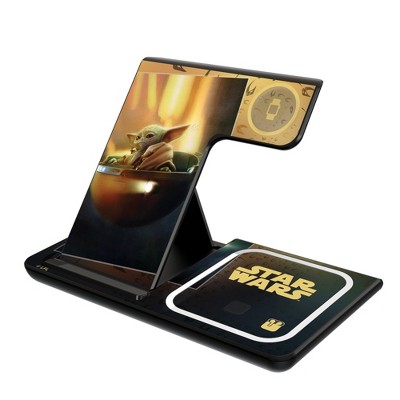 Keyscaper Star Wars: The Mandalorian Grogu Portrait 15-Watt 3 in 1 Charging Station