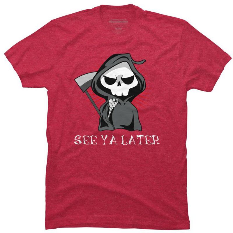 Men's Design By Humans See Ya Later Halloween T Shirt By thebeardstudio T-Shirt, 1 of 5