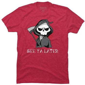 Men's Design By Humans See Ya Later Halloween T Shirt By thebeardstudio T-Shirt