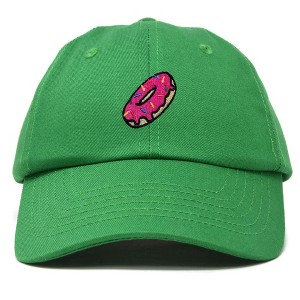Dalix Donut Embroidered Mens Cotton Dad Hat Baseball Cap - 1 of 4
