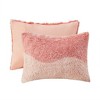 Sapphtopaz 2 PCS/3 PCS Ombre Shaggy Faux Fur Comforter Set,Bed Set with 1 Comforter,1 Sham,Bedding Set Machine Washable - 4 of 4