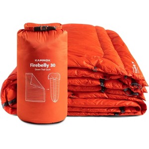 Kammok Firebelly 30°F Trail Camping Blanket | Down-Filled, Convertible and Wearable Sleeping Bag, Hammock Quilt, Compact For Backpacking - 1 of 4