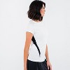 Calypsa Women's Pro Cap Sleeve Performance Top With Mesh Panels - 3 of 4