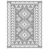 Outsunny Outdoor Patio Rug, Large Camping Carpet with Carrying Bag, Waterproof Plastic Straw, Reversible, Rhombus Patchwork - 4 of 4