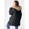 Roaman's Women's Plus Size Classic Length Quilted Puffer Jacket - 3 of 4