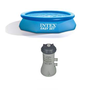 Intex 10’ x 30'" Above Ground Inflatable Pool and Cartridge Filter Pump System
