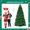 SEVOBAL 9FT Pre-lit Artificial Christmas Tree Prelighted Artificial Hinged Spruce Xmas Tree with Branch Tips Festival, Green, 14.8"*57.9"*57.9" - 3 of 4