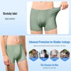 CARER 8oz High Absorbency Men's Incontinence Briefs 3-Pack Washable Cotton Incontinence Underwear Boxer for Men Bladder Leakage - 4 of 4