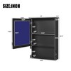 Sapphtopaz 20" Modern Wall Mounted Bathroom Cabinet with Mirror Wooden Medicine Cabinet with Open Shelf & Door Bathroom Mirrored Wall Cabinet - 4 of 4
