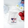 C&F Home All American Sunglasses 4th of July Cotton Kitchen Towel Patriotic Dishtowel Decoration - 2 of 4
