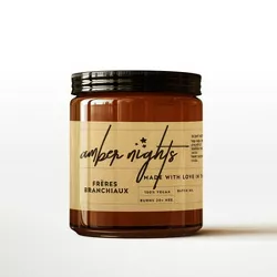 Amber Nights Candle - Freres Branchiaux