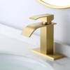 WOWOW 304 Stainless Steel Faucet Deck Plate – Fits 1 to 3 Hole Sinks, For Kitchen & Bathroom - 2 of 4