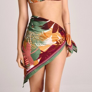 Vitamin A Women's Multiwear Sarong Scarf Cover Up - One size fits Most - 1 of 4