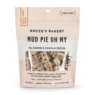 Bocce's Bakery Mud Pie Oh My Soft and Chewy Dog Treats - 6oz