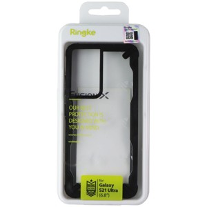 Ringke Fusion X Series Case for Samsung Galaxy S21 Ultra - Clear / Black - 1 of 1