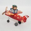 Everstar 28.5" UL PLANE WITH GIFT BOX SCULPTURE, Red - 4 of 4