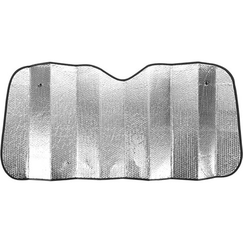 Silver Car Foldable Sun Shade - Zone Tech Premium Quality Accordion  Metallic Reflective Car Sun Shade : Target