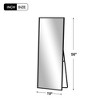 MAYEERTY Full Length Mirror, Floor Standing Mirror with Stand, Wall Mounted Hanging - 4 of 4