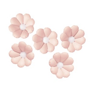 Minnidip 5ct Balloon Garland: Flower : Target