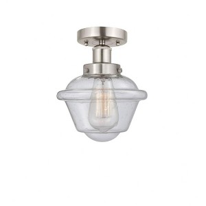 Oxford - 1 Light Semi-Flush Mount In Industrial Style-8.25 Inches Tall and 6.5 Inches Wide - 1 of 1