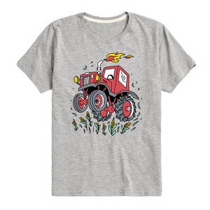 Boys' - Instant Message - Monster Tractor Short Sleeve Graphic T-Shirt - 1 of 4