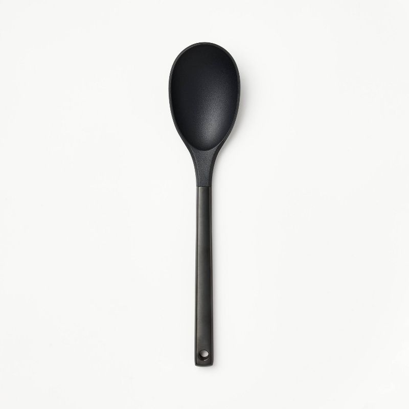 Stainless Steel and Nylon Solid Spoon - Figmint™, 1 of 7