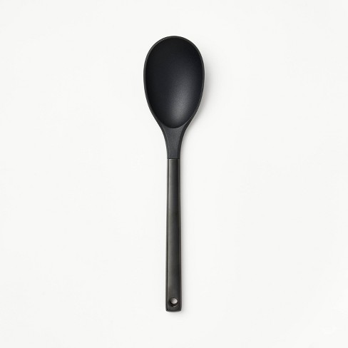 Stainless Steel and Nylon Solid Spoon Matte Black - Figmint™