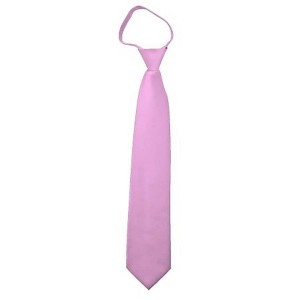 Men's Solid Color Zipper Neckties - 1 of 3