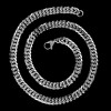 West Coast Jewelry Men's Polished Curb Chain Stainless Steel Necklace (10mm) - 24" - 4 of 4