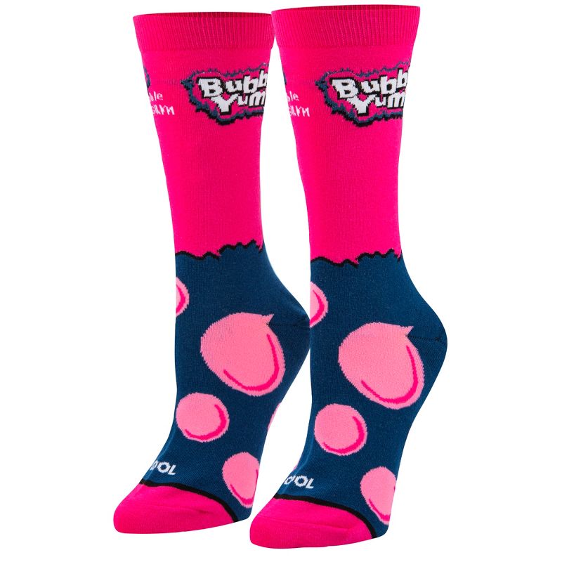 Cool Socks, Bubble Yum, Funny Novelty Socks, Medium, 1 of 6