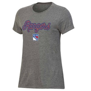 NHL New York Rangers Women's Gray Fashion T-Shirt - 1 of 3