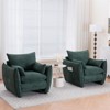 ModernLuxe Chenille Fabric Accent Chair, Upholstered Armchair with Pillows and Side Pocket for Living Room, Bedroom or Office - 4 of 4