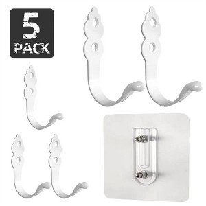 OUTSUPPLY Decorative Hooks, Hanging hooks for clothes, hats, small items in the bathroom, hotel kitchen, with no need for drilling - 1 of 4