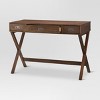 Hairpin Writing Desk with Storage Brown - Threshold™