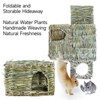 ZACHVO Natural Handmade Grass Shelter for Small Pets - Bunny, Chinchilla, Hamster - 2 of 4