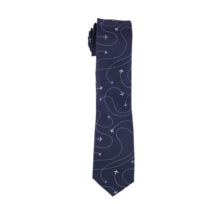 bar III Mens Flight Path Skinny Self-tied Necktie