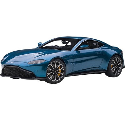 2019 Aston Martin Vantage RHD (Right Hand Drive) Zaffre Blue Metallic 1/18 Model Car by Autoart