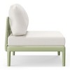 WestinTrends Playa Modern Outdoor Polypropylene Resin Deep Seating Armless Sectional, Green - 4 of 4