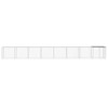 vidaXL Chicken Cage Light Grey Galvanized Steel Large Durable - 3 of 4