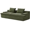 NicBex Couches for Living Room Oversized 4 Seater Couch Corduroy Fabric Upholstered Sofa Wide Armrests Compressed Sofa in a Box, No Assembly - 3 of 4
