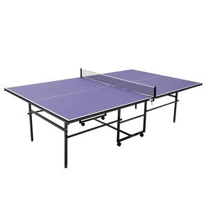 Coucheta Table Tennis Game Set, Professional Indoor/Outdoor Foldable Ping Pong Table with Waterproof Net for Adults/Teens,2 Paddles and 3 Balls - 1 of 4