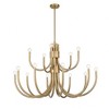 Savoy House Sorrento 5 - Light Chandelier in  Noble Brass - 4 of 4