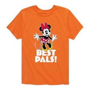 Girls' - Disney - Best Pals Minnie Short Sleeve Graphic T-Shirt - 1 of 4