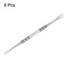 Unique Bargains Stainless Steel Textured Handle Sculpture Shaping Tools 8 Pcs - 3 of 4