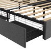 NicBex Full/Queen Size Wood Platform Bed with LED and 4 Drawers for Adults/Boys/Girls - 4 of 4