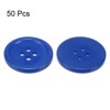 Unique Bargains Resin Craft Snap Round Flat 4-Hole Sewing Buttons 50 Pcs - 3 of 4