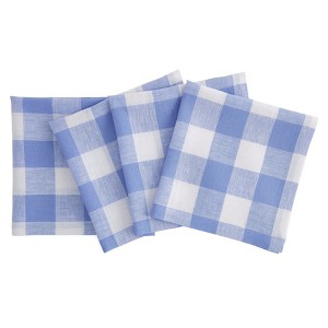 Solino Home Linen Dinner Napkins | Buffalo Check - 1 of 4