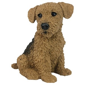 Design Toscano Airedale Puppy Dog Statue - 1 of 4