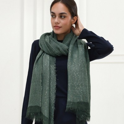 The Halo Scarf - Dark Green