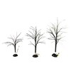 Department 56 Villages 9.75 In Black Bare Branch Trees Set/3 Halloween Village Accessories - 3 of 3